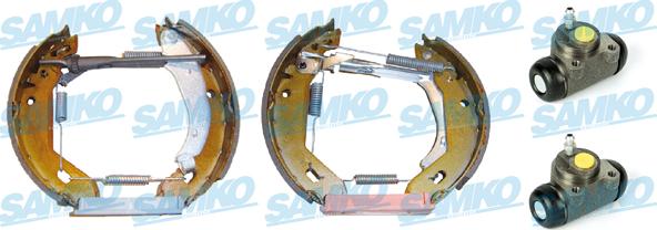 Samko KEG215 - Brake Shoe Set autospares.lv