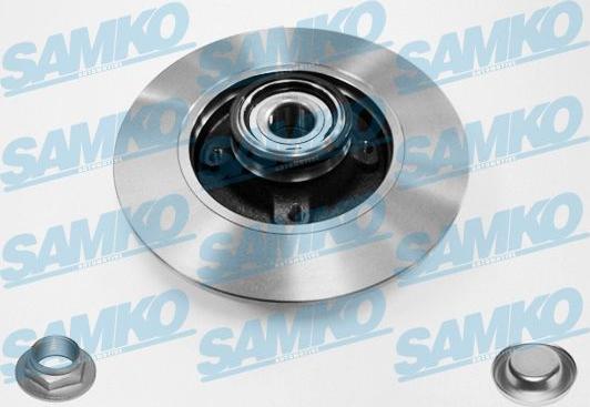 Samko O1052PCA - Brake Disc autospares.lv