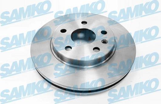 Samko O1028V - Brake Disc autospares.lv