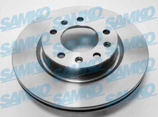 Samko P1019V - Brake Disc autospares.lv