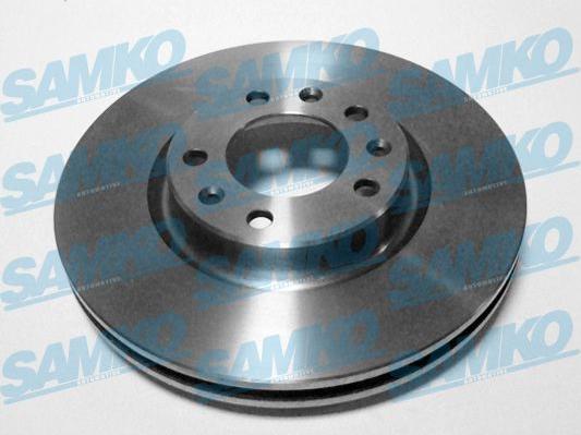 Samko P1020V - Brake Disc autospares.lv