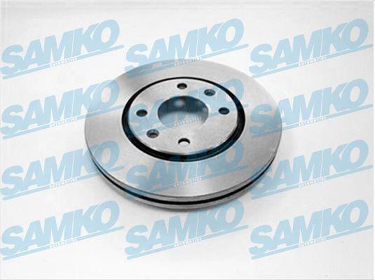 Samko P1201V - Brake Disc autospares.lv