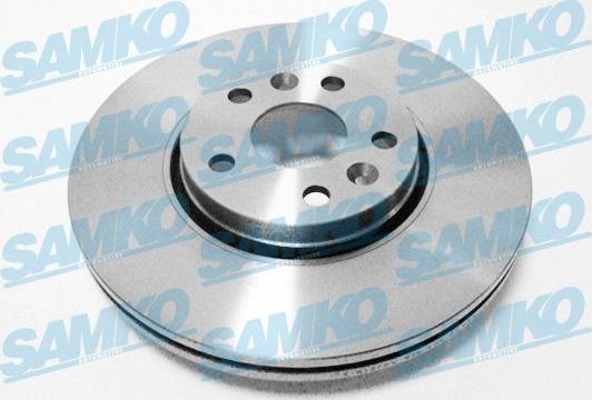 Samko R1075V - Brake Disc autospares.lv