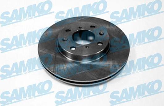 Samko S5001V - Brake Disc autospares.lv