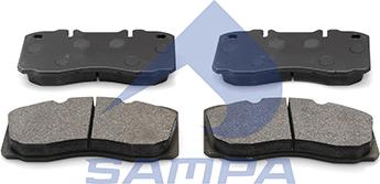 Sampa 093.709 - Brake Pad Set, disc brake autospares.lv