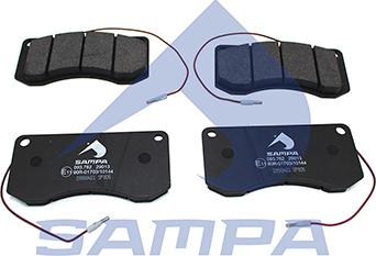 Sampa 093.782 - Brake Pad Set, disc brake autospares.lv