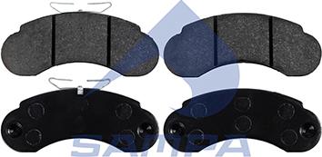 Sampa 092.544 - Brake Pad Set, disc brake autospares.lv