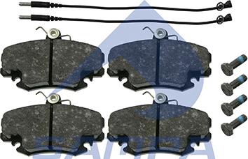 Sampa 092.545 - Brake Pad Set, disc brake autospares.lv