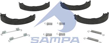 Sampa 092.814 - Brake Shoe Set, parking brake autospares.lv