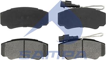 Sampa 092.731 - Brake Pad Set, disc brake autospares.lv