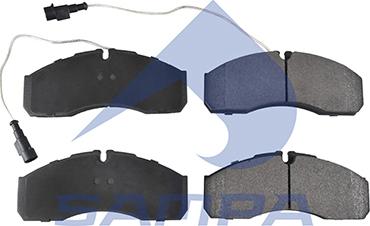 Sampa 092.732 - Brake Pad Set, disc brake autospares.lv