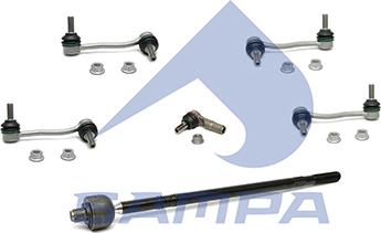 Sampa 097.1124 - Repair Kit, tie rod autospares.lv