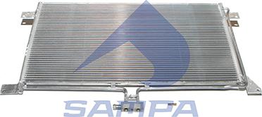 Sampa 043.066 - Condenser, air conditioning autospares.lv