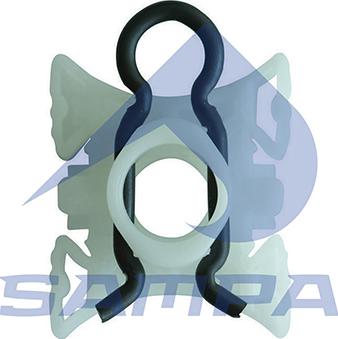 Sampa 043.199 - Retaining Clip, windows autospares.lv