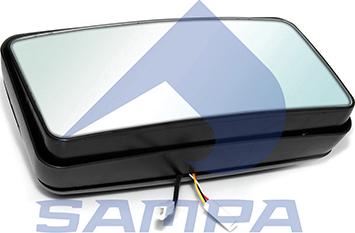 Sampa 051.117 - Outside Mirror, driver cab autospares.lv