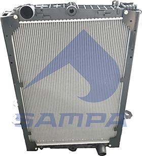 Sampa 053.251 - Radiator, engine cooling autospares.lv