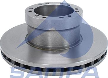 Sampa 052.258 - Brake Disc autospares.lv