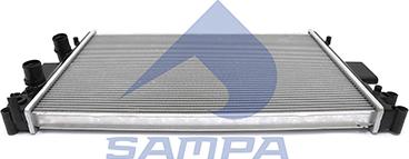 Sampa 065.463 - Radiator, engine cooling autospares.lv