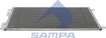 Sampa 066.160 - Condenser, air conditioning autospares.lv