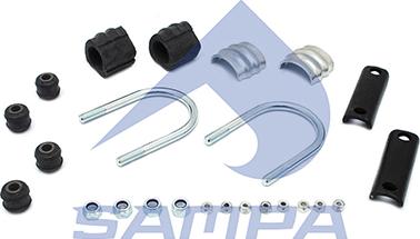Sampa 010.551 - Repair Kit, stabilizer suspension autospares.lv