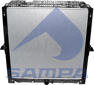 Sampa 010.1104 - Radiator, engine cooling autospares.lv