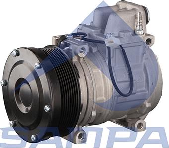 Sampa 010.3379 - Compressor, air conditioning autospares.lv