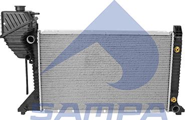 Sampa 010.2163 - Radiator, engine cooling autospares.lv