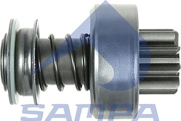 Sampa 010.2306 - Pinion, bendix, starter autospares.lv