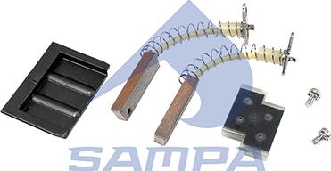 Sampa 038.189 - Carbon Brush, vane set, alternator autospares.lv