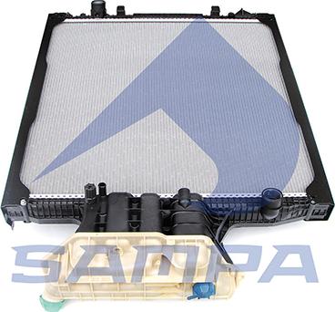 Sampa 023.040 - Radiator, engine cooling autospares.lv