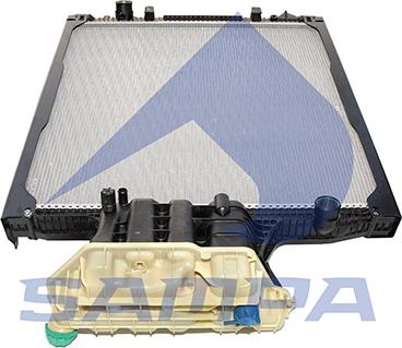 Sampa 023.035 - Radiator, engine cooling autospares.lv