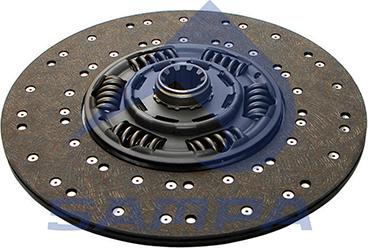 Sampa 022.073 - Clutch Disc autospares.lv