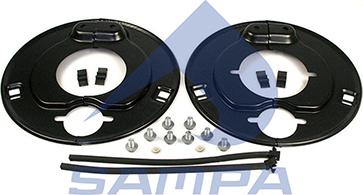 Sampa 070.558 - Cover Plate, dust-cover wheel bearing autospares.lv