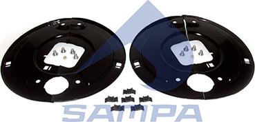 Sampa 070.516 - Cover Plate, dust-cover wheel bearing autospares.lv