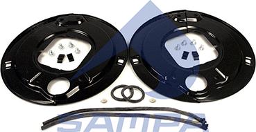 Sampa 070.531 - Cover Plate, dust-cover wheel bearing autospares.lv
