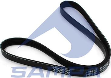 Sampa 078.229 - V-Ribbed Belt autospares.lv