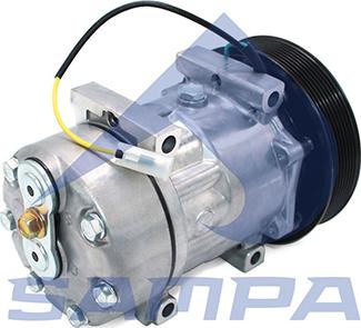 Sampa 077.144 - Compressor, air conditioning autospares.lv