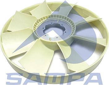 Sampa 200.163 - Fan, radiator autospares.lv