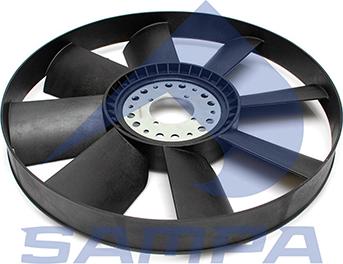 Sampa 200.162 - Fan, radiator autospares.lv