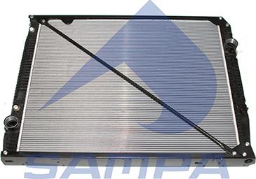 Sampa 201.003 - Radiator, engine cooling autospares.lv