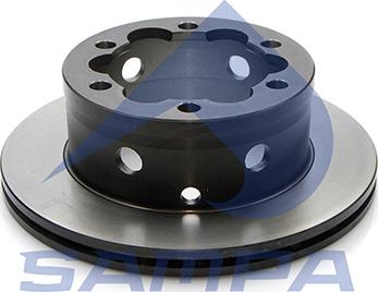 Sampa 201.344 - Brake Disc autospares.lv