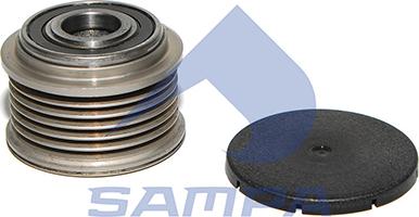 Sampa 201.251 - Pulley, alternator, freewheel clutch autospares.lv