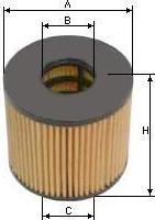 SAMPIYON FILTER CE 1018 EX - Oil Filter autospares.lv