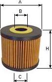 SAMPIYON FILTER CE 1022 E - Oil Filter autospares.lv