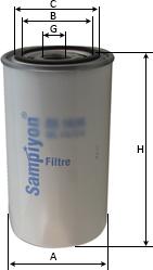 SAMPIYON FILTER CS 0173 - Oil Filter autospares.lv