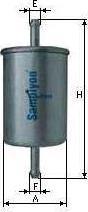 SAMPIYON FILTER CS 3008 M - Fuel filter autospares.lv