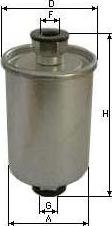 SAMPIYON FILTER CS 3016 M - Fuel filter autospares.lv