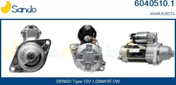 Sando 6040510.1 - Starter autospares.lv