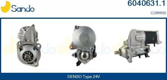 Sando 6040631.1 - Starter autospares.lv