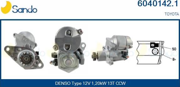 Sando 6040142.1 - Starter autospares.lv